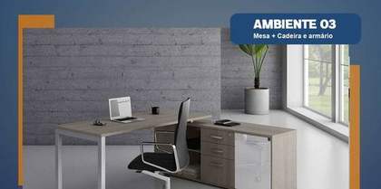 Ambiente 03: Mesa + Cadeira e Armário