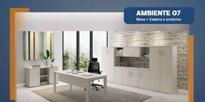 Ambiente 07: Mesa + Cadeira e Armários