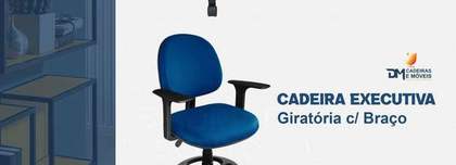 Cadeira Executiva Giratória c/ Braço