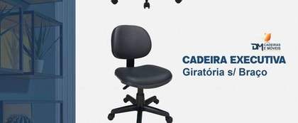 Cadeira Executiva Giratória s/ Braço
