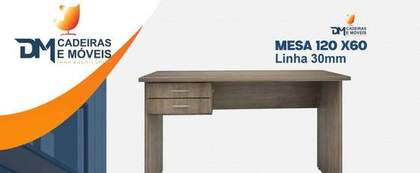 Mesa 120x60 Linha 30mm